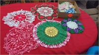 COLLECTION OF CROCHET DOLLIES