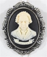 Beethoven Cameo Brooch