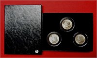 3PC Kennedy Silver Half Dollar Set - 1964 P&D and