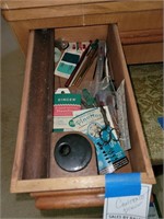 Contents Of Drawer Sewing Items