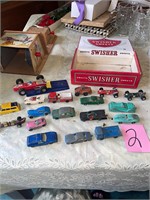 VTG toy cars die cast lot Batmobile etc