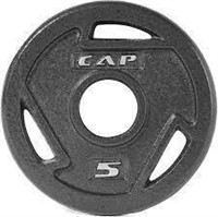 CAP Barbell Olympic 2-Inch Weight Plate, Gray 2.5
