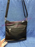 Jen & Co black leather purse