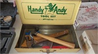Old Handy Andy Toolbox & Tools
