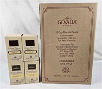 New Gevalia 10 Cup Thermal Carafe Coffee Maker