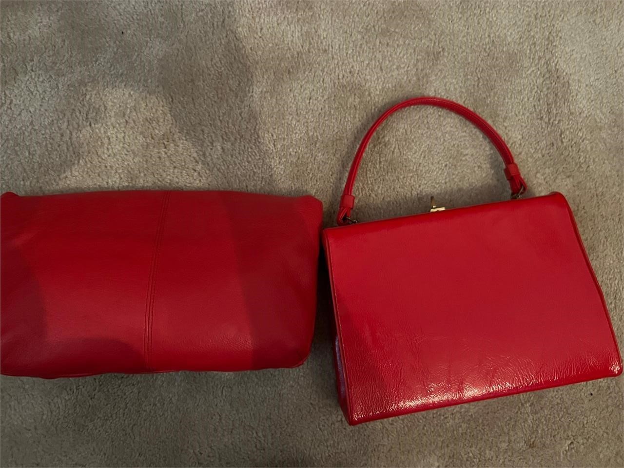2 RED PURSES