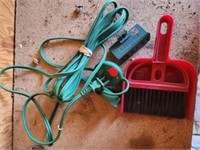 Small Dust Pan and Broom, Extension Cord
