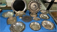 Misc. Silver Trays & Basket