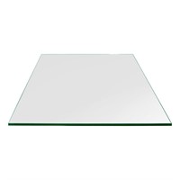 Dulles Glass 18" Square Glass Table Top - Tempered