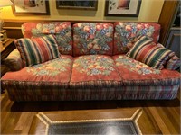 Matching couch, chair, & ottoman fruit design
