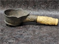 Antique Bronze Chinese Libation Cup / Ladle