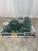 Vintage Ball blue perfect mason jars