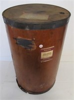 Large pressed cardboard pharmaceutical container
