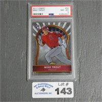 2011 Finest Mike Trout #94 PSA Graded 8