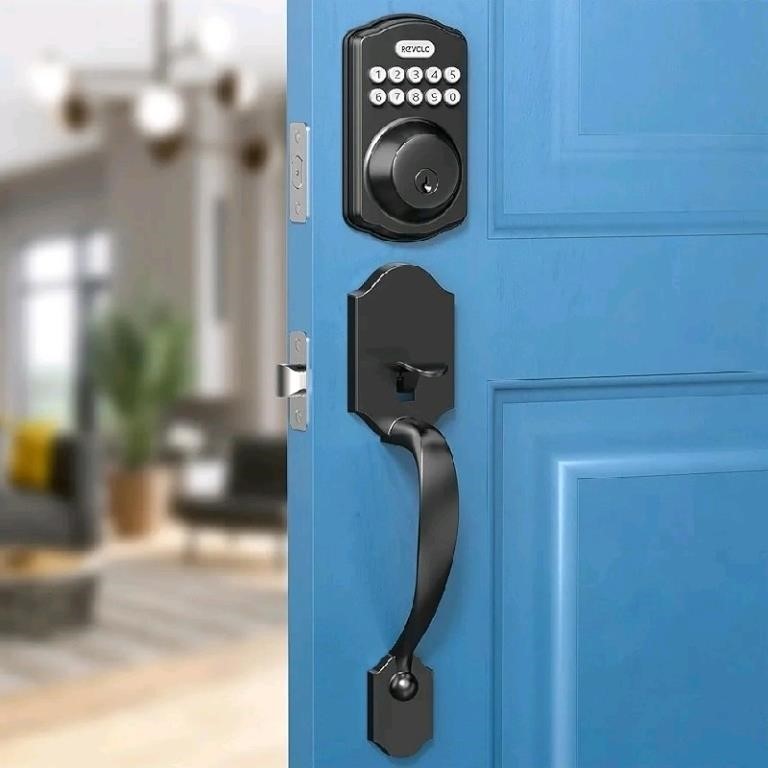 Revolo Electronic Keypad Deadbolt, Keyless Entry D