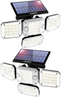 Solar Outdoor Lights Motion Sensor: LED Flood Ligh