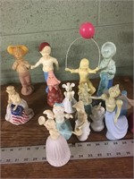 Large Lot of Avon figuring perfume bottles