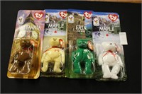 4- mc donalds TY beanie babies collectibles