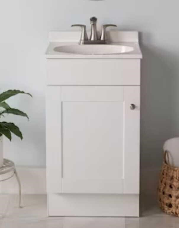 Project Source 18" Single vanity (read info)