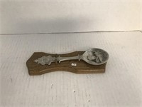 German Spoon with Wooden Stand