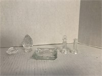 5 Pieces Crystal Glassware