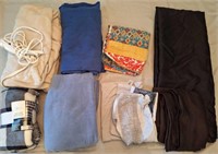 Electric blanket, plush throws, pillow cases,