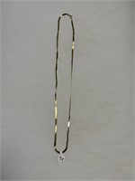 6.16g 14k Gold 24” Herringbone Necklace