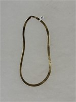 8.85g 10k 18” Gold Herringbone Necklace