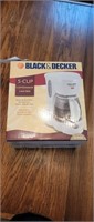 Black & Decker 5 Cup Coffee Maker