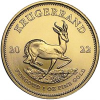 2022 One Ounce .999 Fine Gold Krugerrand