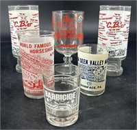 Vintage WVa Glass Goblet, Boniface Pa Glass,