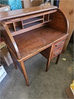 Vintage child's rolltop desk