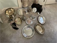 Selection of Miscellaneous Silver Plate & Misc.