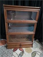 Vintage Wooden Barristers Bookcase