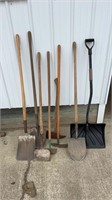 Shovels and other tools