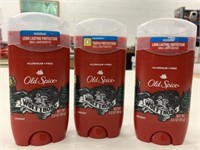 3 New Old Spice Wolfthorn Deodorants