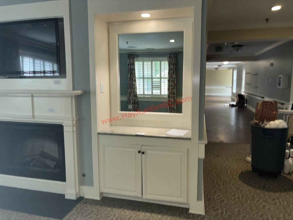 LOT - (2) CABINETS/ALCOVES W/ MIRRORS