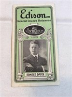 Edison recent record release earnest Davis