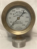 1929 brass sprinkler gauge.