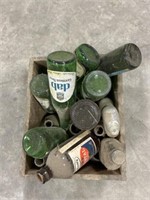 Antique wooden crates with vintage beer bottles