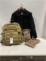 Cabela’s Tactical Pack, Hoodie, MRE’s