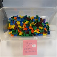 Eleven ounces of Non Lego Bricks