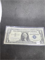 Early 1957 Series $1 Silver Certificate Serial R