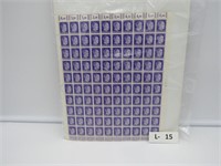 Sheet of Hitler Stamps 6