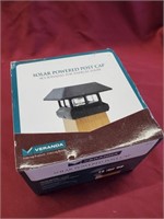 Solar Powered Post Cap with Box