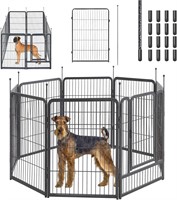 $110  Dog Playpen, 40 Height, 8 Panels, Foldable