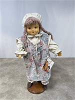 Tati Wood Baby Girl Doll Made in Germany
