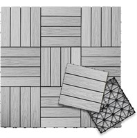 $99 Pandahome 22 12”x12” interlocking deck tiles