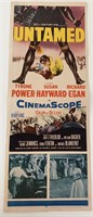 Untamed vintage movie poster