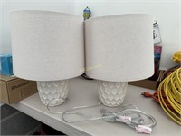 Pair of Lamps and Shades, New